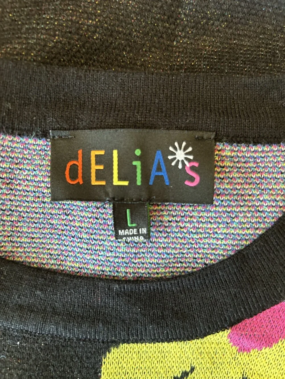 Delia*s By Dolls Kill L Flower Power Sweater - Picture 3 of 3